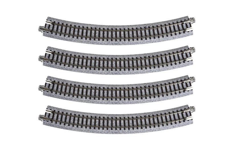 Kato N Scale Unitrack - 13 3/4" 348mm Radius Curved Track - 30 Degree - 4 Per Package KA-20-130 - Image 1